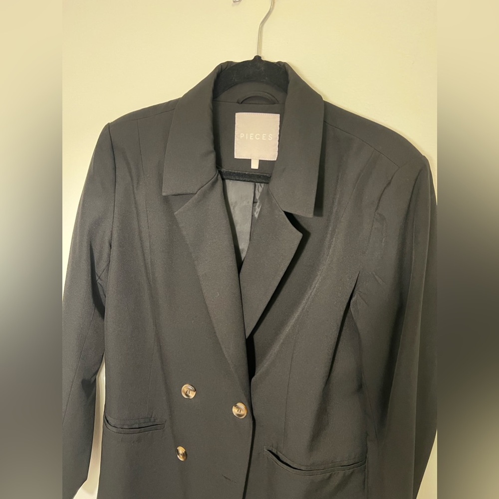 Black double breasted blazer - Size L - Picture 5 of 5